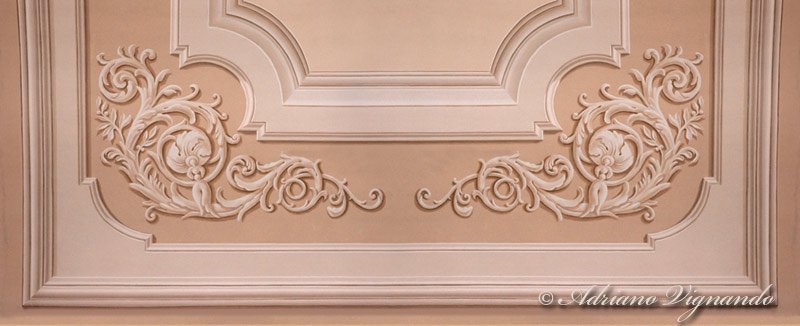 Décoration en stile du dix-septième siècle (détail)