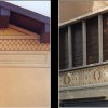Decorazioni esterne in villa dei primi del 1900, Varese